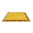 thumbnail image 2 of Ahgly Company Machine Washable Indoor Rectangle Oriental Yellow Traditional Area Rugs, 7' x 10', 2 of 4