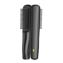 Portable Electric Ionic Hair Straightener Brush Negative Ions Hairbrush Straightening Styling Scalp Massage Comb