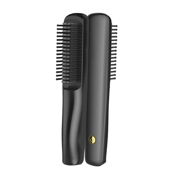 Portable Electric Ionic Hair Straightener Brush Negative Ions Hairbrush Straightening Styling Scalp Massage Comb