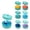 #5, variant on Glowing Steamed Bun Squishy Toy Luminous Soft Squeeze Decompression Dough Sensory Fidget for Daily Stress Relief Office Desk Entertainment
