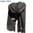 thumbnail image 2 of Summer scarf an oversized long light linen beach gauze shawl, 2 of 5