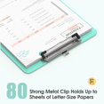 thumbnail image 7 of Plastic Clipboards1/ 2 Pack, A4 Clip Board 8.5x11 for Classroom, with Low Profile Clip, Office & School Supply ﻿, 7 of 7