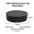 thumbnail image 2 of 3 Speeds Electric Rotating Display Stand Mirror/Frosted Turntable Jewelry Holder Stand Base For Photography Video Shooting ,Excellent Structural Design, 2 of 7