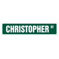 thumbnail image 1 of SignMission SS-Christopher Panneau de Rue pour Chambre d'Enfants 4 x 18 Po. - Christopher, 1 of 1