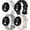 01-black/white/pink sand/olive green, variant on KOMI 4Pcs Active Band for Google Pixel Watch 3 Bands 41mm/Pixel Watch 2 Band for Women/Men,Sport Waterproof Silicone Strap for Google Pixel Watch Band Replacement Wristband