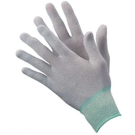 Carbon Fiber Gloves - Condor 19L035 L Gray Nylon/Carbon Fiber Yarns Antistatic Gloves