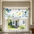 thumbnail image 5 of AUNVITO 2D Printed Kitchen Curtain Valance 1 Window Topper with 2 Tier Curtains for Kitchen Window, 5 of 7
