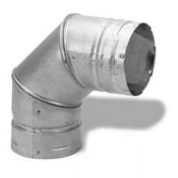 M & G Duravent 4PVP-E90 4 Inch  Pelletvent Pro 90 Deg Elbow  Stainless