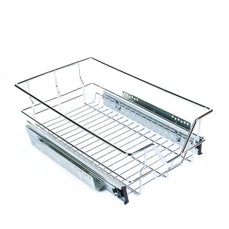 Kitchen Sliding Cabinet Organizer Vbestlife Pull Out Chrome Wire Kitchen Sliding Cabinet Organizer Vbestlife Pull Out Chrome Wire Storage Basket Drawer Cabinets