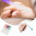 thumbnail image 2 of EXLEAF 2026 New 5Pcs Glass Nail File in Case,Nail File,Glass Fingernail File,Czech Glass File,Double-Sided Glass Nail File for Nail Care for Home, Salon, Travel, Manicure, Pedicure, 2 of 4