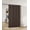 Brown, variant on Gorgeous Home Linen Room Divider Extra Wide Thermal Unlined Blackout Grommet Curtain 1 Panel 100" Wide x 84" Long Ivory