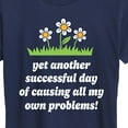 thumbnail image 3 of Instant Message - Causing All My Own Problems - Women's Short Sleeve Graphic T-Shirt, 3 of 6