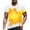 Yellow, variant on Sngxgn Mens Crew Neck Regular T-Shirts Short Sleeve Lightweight Tees (Pink,XL)