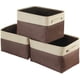 thumbnail image 1 of Caja de almacenamiento plegable de tela de lona grande con asas para el hogar, la habitación de los niños y la guardería Levamdar  DCF408-2, 1 of 5