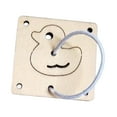 thumbnail image 3 of Accesorios Sensoriales de Madera, Juguetes Educativos de Aprendizaje Temprano, Juegos de Juguetes s, Juguetes Montessori para en Edad P CUTICAT Material de tablero ocupado, 3 of 8