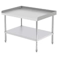 thumbnail image 1 of Kojooin Stainless Steel NSF Commercial Work Table with Adjustable Height Legs, 400 Lbs Capacity, 2" Edge Baffle, 1 of 7