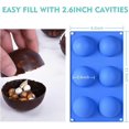 thumbnail image 3 of 2pcs Silicone Molds for Chocolate Bombs, Large Silicone Sphere Mold and Hot Coco, 3 of 5