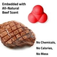 thumbnail image 4 of Playology Dog Toys | Squeaky Bounce Ball, Beef Scented Chew Toy - Jumbo, 4 of 6