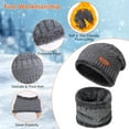 thumbnail image 2 of iMounTEK Winter Hat Scarf and Gloves Set for Men Women Knit Beanie Winter Gloves and Scarves Cold Weather,  Christmas Day Gifts, 2 of 7