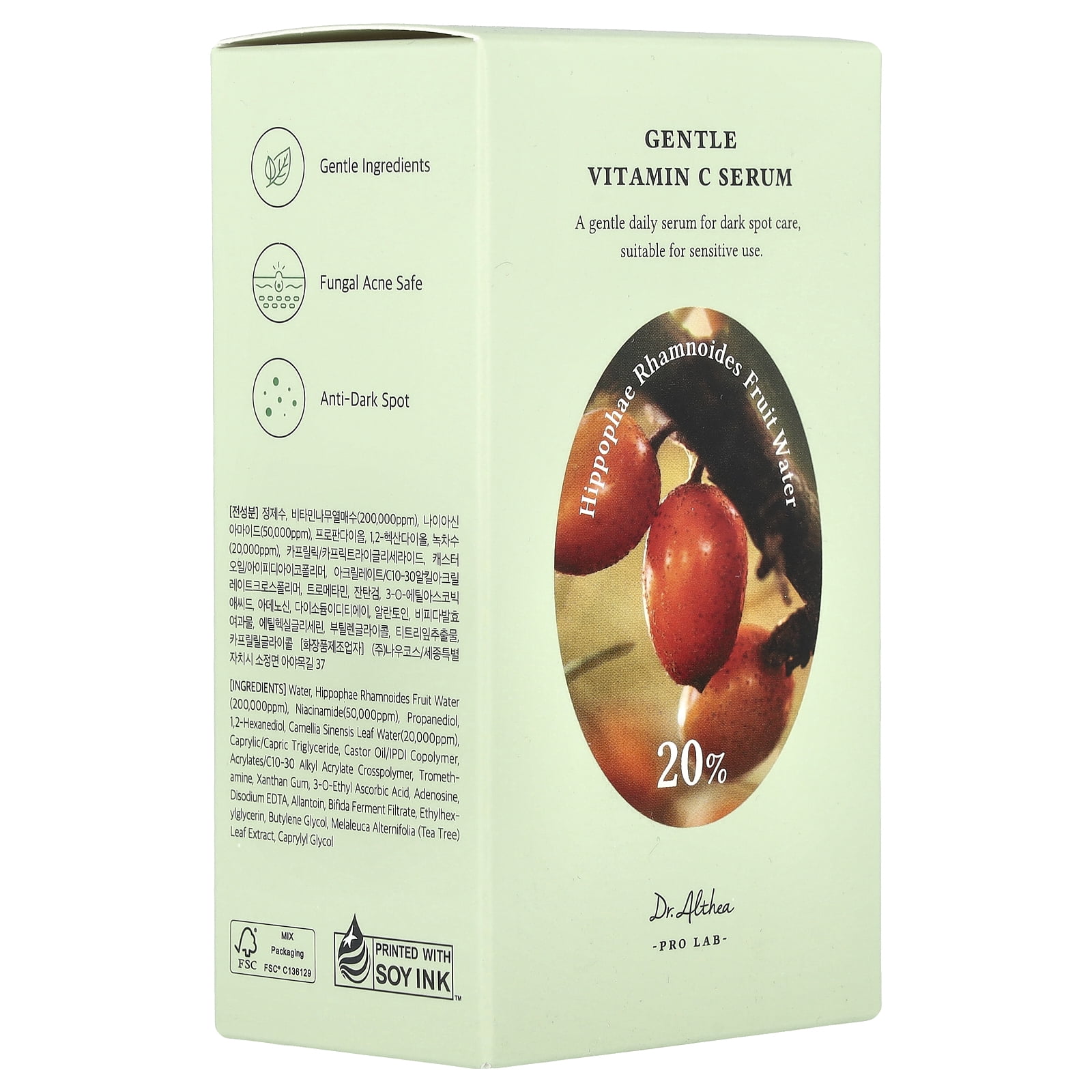 Dr. Althea Gentle Vitamin C Serum 30ml, Brightening and Hydrating