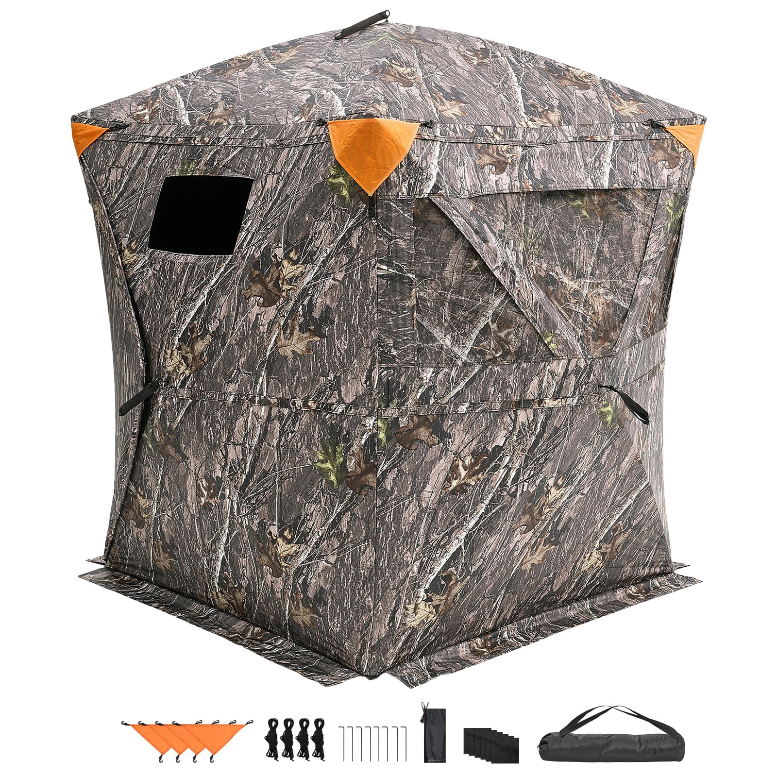 GIKPAL 4 Person Hunting Blind - 270° See Through Design with