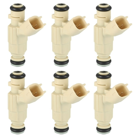 Fuel Injector No.CM-5100 Fuel Injection Nozzle for Ford for Explorer 2004 4.0L Beige 6 Pcs