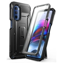 SUPCASE Unicorn Beetle Pro Series Case for Moto G Stylus 5G 2022 [Not Fit 2020/2021 Version], with Built-in Screen Protector Full-Body Rugged Belt Clip & Kickstand Case (Black)