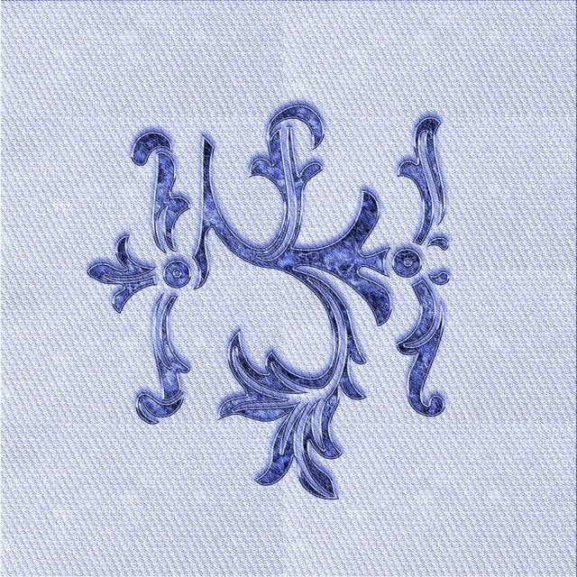 Ahgly Company Tapis d'Intérieur Lavable à la Machine, Carré, Transitionnel, Bleu Lavande, Tapis de Zone, 5 Pieds Carré