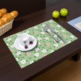 thumbnail image 2 of Placemat, Pioneer Flower Floral Print Pattern Place Mats Table Mat Set Of 2, PVC Washable Placemats for Party Kitchen Dining Decoration, 18x12 Inch, Fade Resistant, 2 of 6
