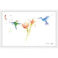 thumbnail image 3 of Marmont Hill "Hummingbirds Hover" by Maya Gur Framed Painting Print, 3 of 5