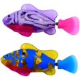 thumbnail image 1 of 2 Pieces Swimming Fish Robot,Plastic Fish Toy,Water Activated Magic Electronic T, 1 of 5