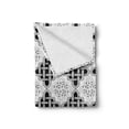 thumbnail image 2 of Celtic Soft Flannel Fleece Throw Blanket, Scandinavian Celtic Regular Interlace Nested Old Motif Old School Vintage Design, Cozy Plush for Indoor and Outdoor Use, 50" x 70", Grey White, by Ambesonne, 2 of 6