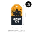 thumbnail image 5 of Koyal Wholesale 100-Pk Haunted House Halloween Gift Tags With String, Favor Bag Tags Halloween Decorations 2 x 3.75 inch, 5 of 5