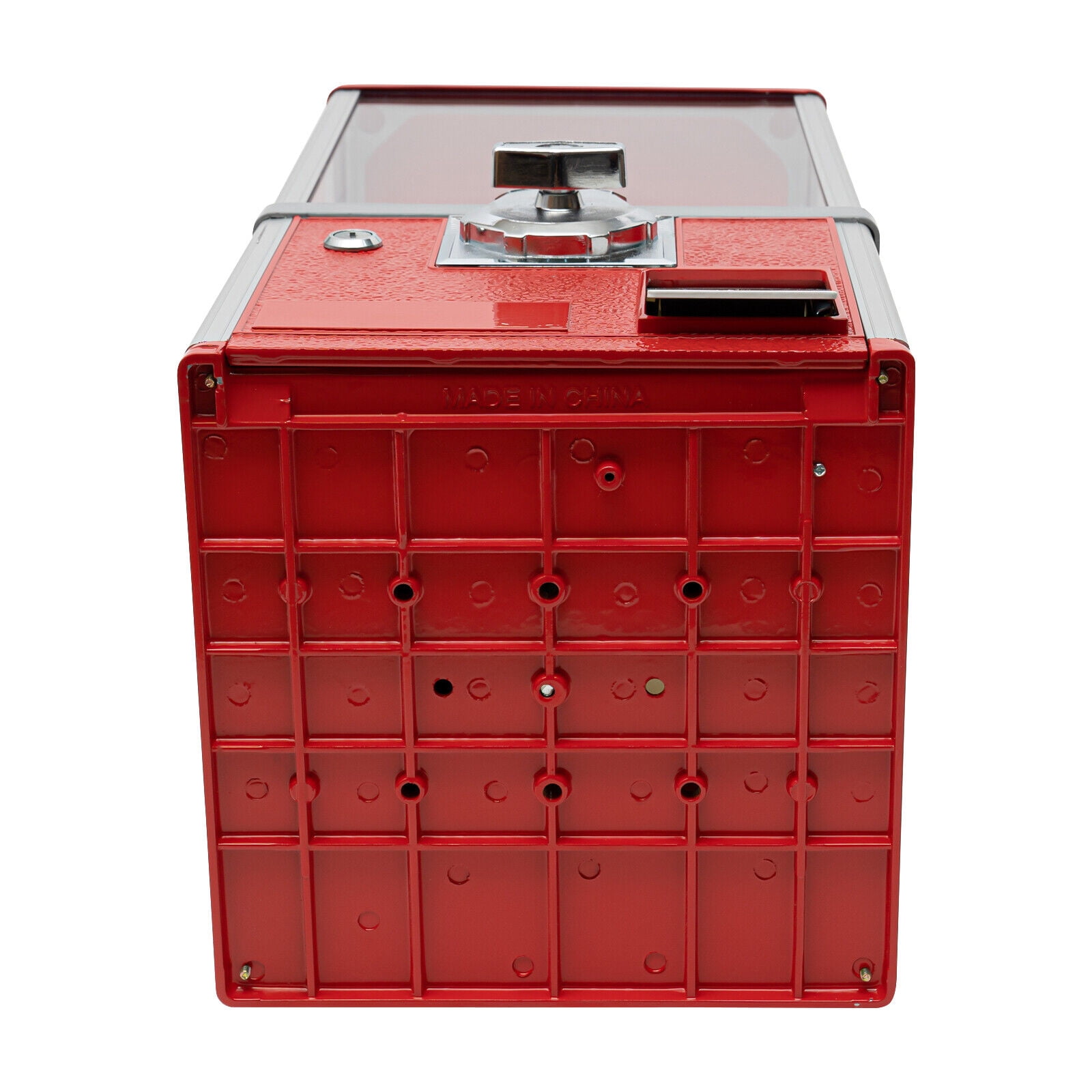 Vending Machine Commercial Capsule Candy Vending Machine Dispenser with Locks Red