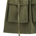 thumbnail image 5 of Mgmyaa Women's Cargo Skirts Summer Mini Skirt Elastic Waist Short Skirt, 5 of 7