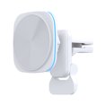 thumbnail image 1 of Bsvklp Cargador Magnético para Coche Soporte para Con Ventilación Aire 15 W para IPhone 12/13/14 (blanco), 1 of 9