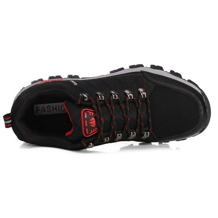 

Aayomet Shoes Men Sneakers Outdoor Hiking Shoes Breathable Hiking Mesh Shoes Climbing Non-Slip Couple Men s Red 9
