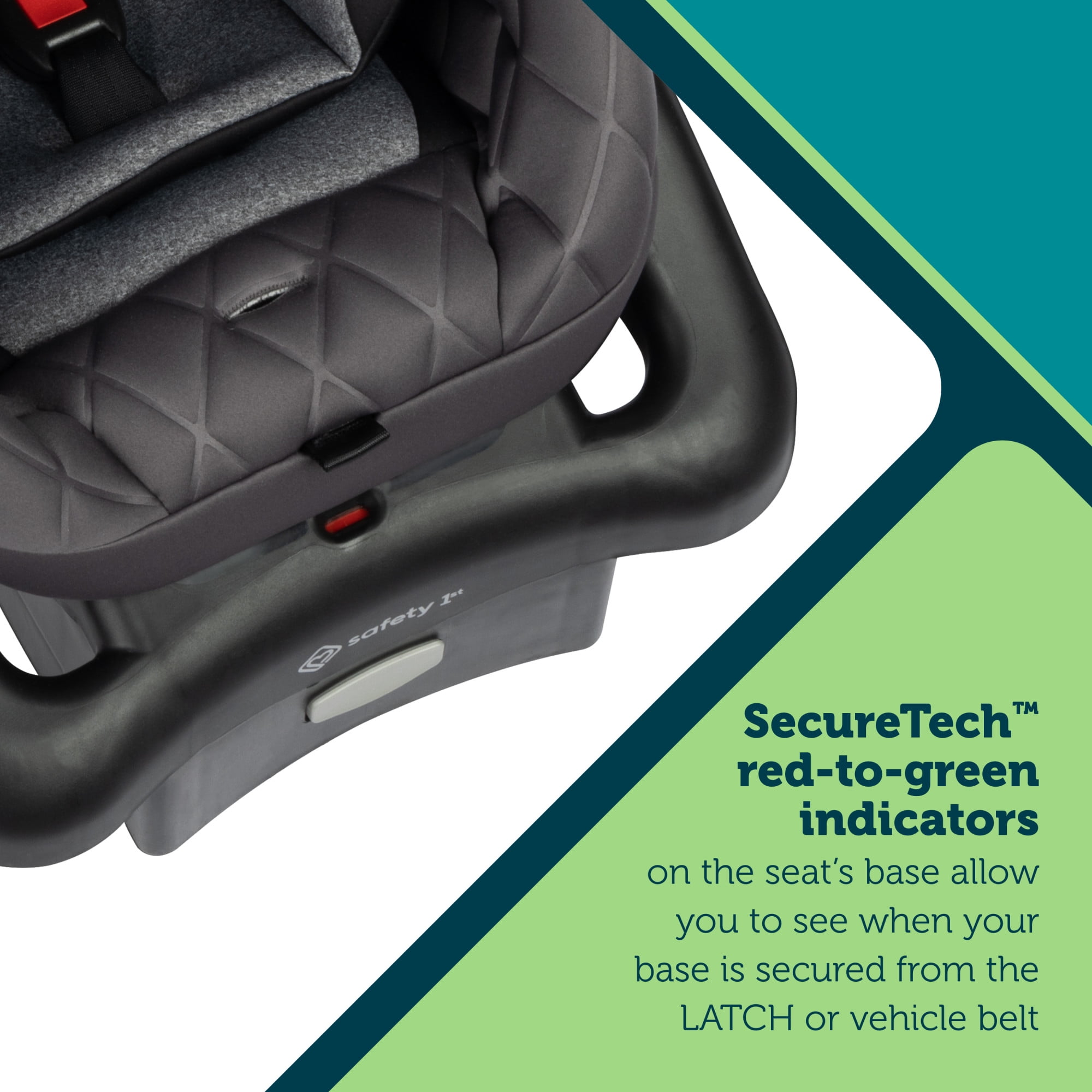 Safety 1st onBoard Insta-Latch DLX Car Seat, Ironbark,