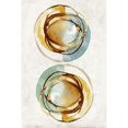 thumbnail image 3 of Peal, Emma 11x14 Black Modern Framed Museum Art Print Titled - Double Circles, 3 of 5