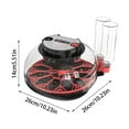 thumbnail image 3 of Rewenti 12 Temperature and Humidity Display Automatic Flip 360 Transparent Window Chicken, 3 of 5