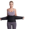 thumbnail image 1 of Waist Trainer, Sweat Belt for Stomach Fat Weight Loss (M, Black, 1 of 9