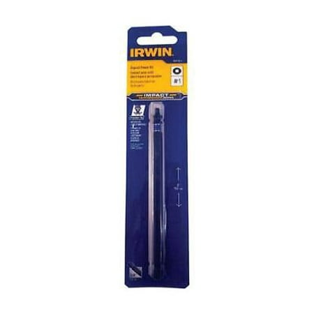 

Irwin Impact Performance Series Square Recess #1 X 6 in. L Power Bit S2 Tool Steel 1 pc