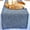 Blue, variant on Coffee Table Runner 14 x 36 inch Short Table Runner With Decorative Stitched Edge Natural Organic Cotton Fabric Small Dresser Scarf Dining Table Topper Washable Cloth Decor Table Centerpiece Grey