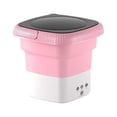 thumbnail image 3 of Lavadora plegable Conveniente Reutilizable Ahorro de espacio Durable Fácil de llevar Portátil Mini para apartamento Camping Escuela Lavandería Ropa Rosa Macarena Lavadora, 3 of 8