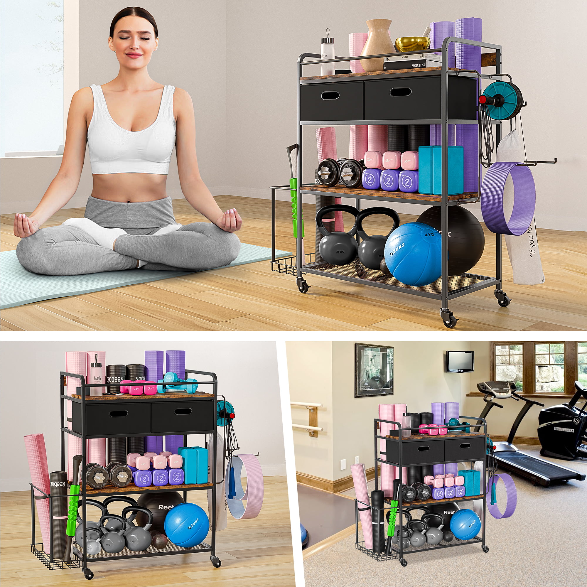 Yoga Mat Storage Tube Hatch Yoga Storage, Yoga Mat Tube, Fitness Gear  Storage, Home Yoga Studio Decor, Home Gym Decor, Eco-friendly Gifts 