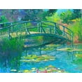 thumbnail image 2 of Wallich, Richard 24x20 Gold Ornate Wood Framed with Double Matting Museum Art Print Titled - Lilies 5, 2 of 4