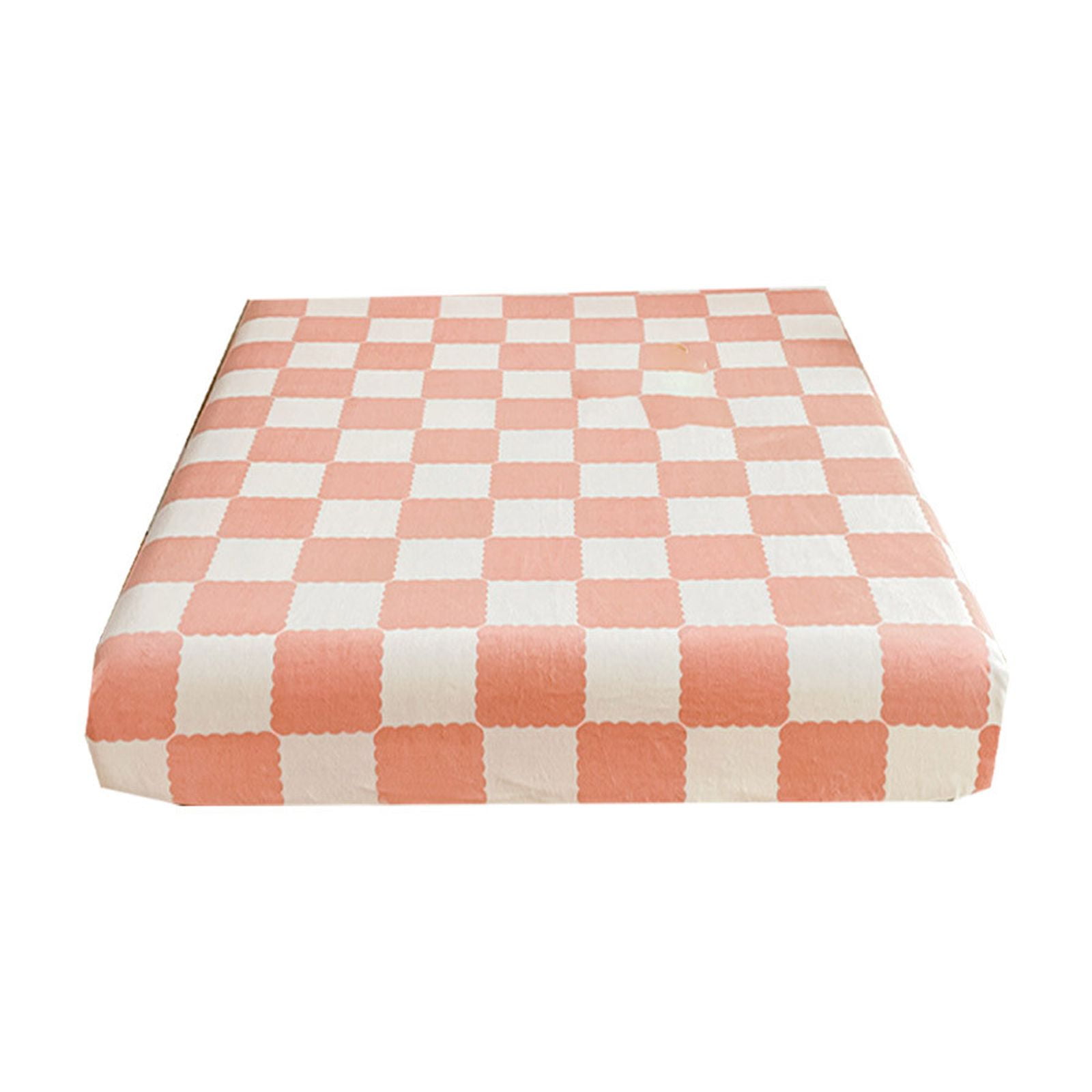 Hmgxay Fitted Sheet, Bed Mattress Protector, Cotton Quilted Cover, Non-Slip Breathable Bed Liner(47.2x78.7 Inches)