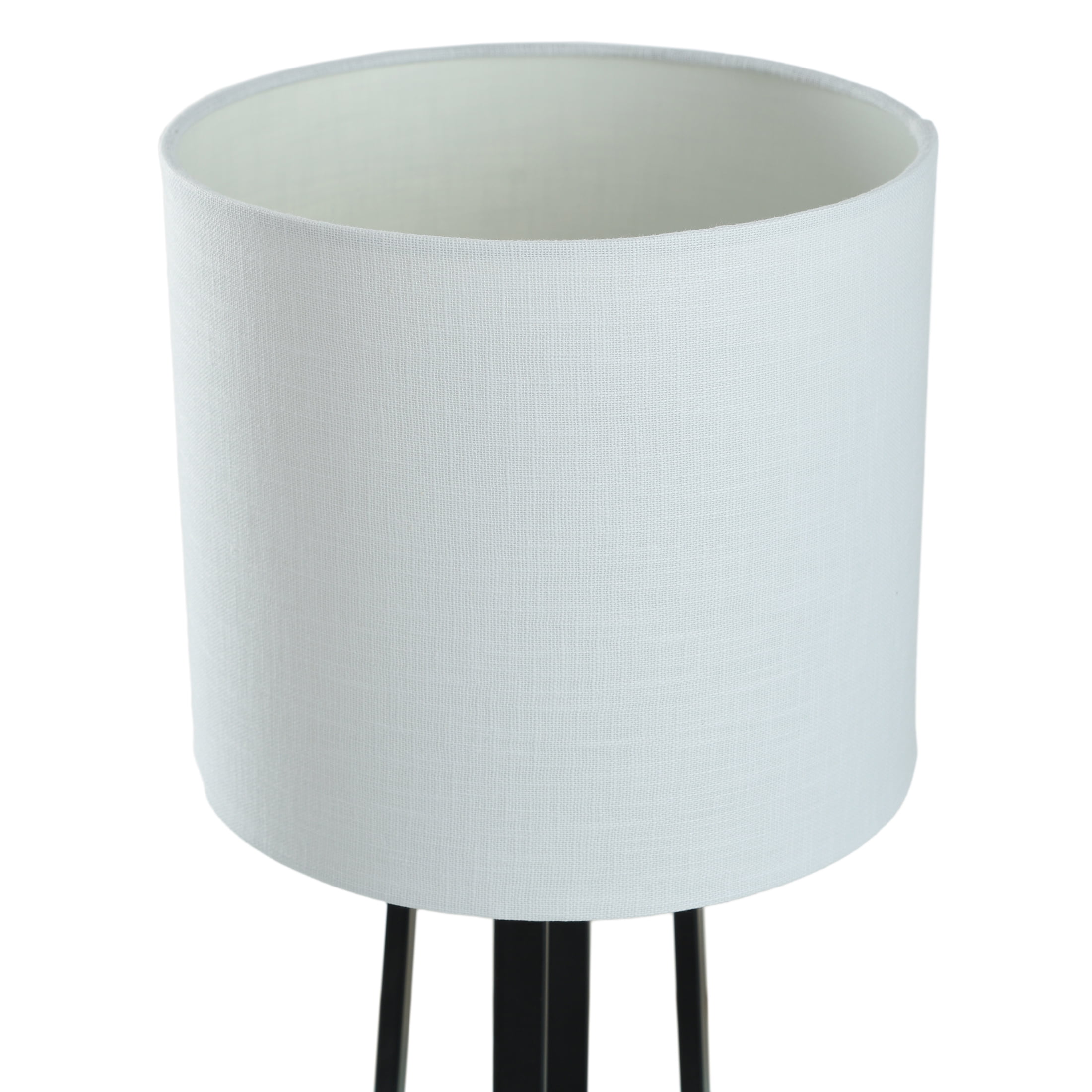 Better Homes & Gardens Modern Matte Black Table Lamp with Classic Drum Shade