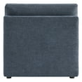 thumbnail image 6 of CHITA Modern Fabric Armless chair with Reversible Chaise for Living Room Bedroom, Blue, 6 of 6