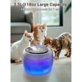 thumbnail image 5 of Quiet Cat Water Fountain, 3.5L/118oz Large Capacity Pet Water Fountain for Cats Indoor with Water Level LED Light, Easy Cleaning Cat Fountains for Drinking Automatic Dog Water Fountain, 5 of 7